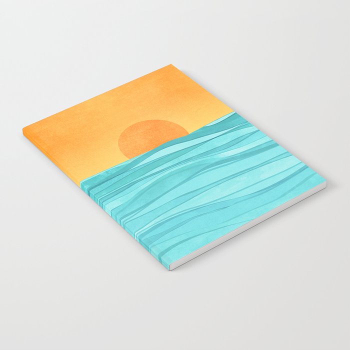 Coastal Sunset Landscape Notebook