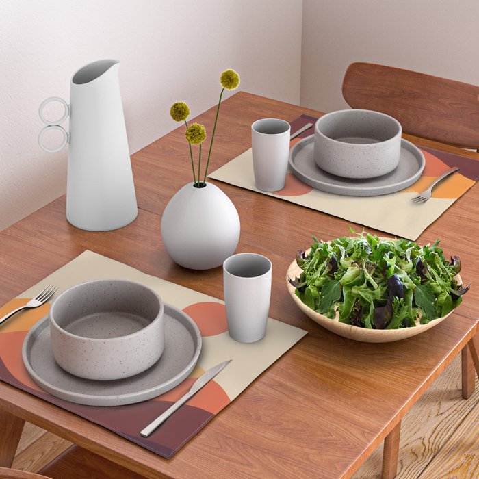 Geometric Landscape 21 Placemat Gallery Image 2