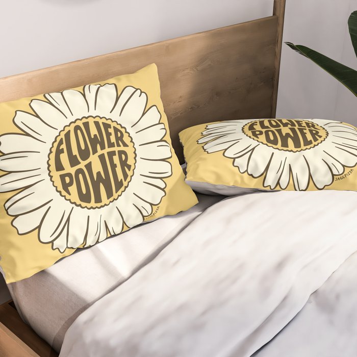 Flower Power Pillow Sham Gallery Image 2