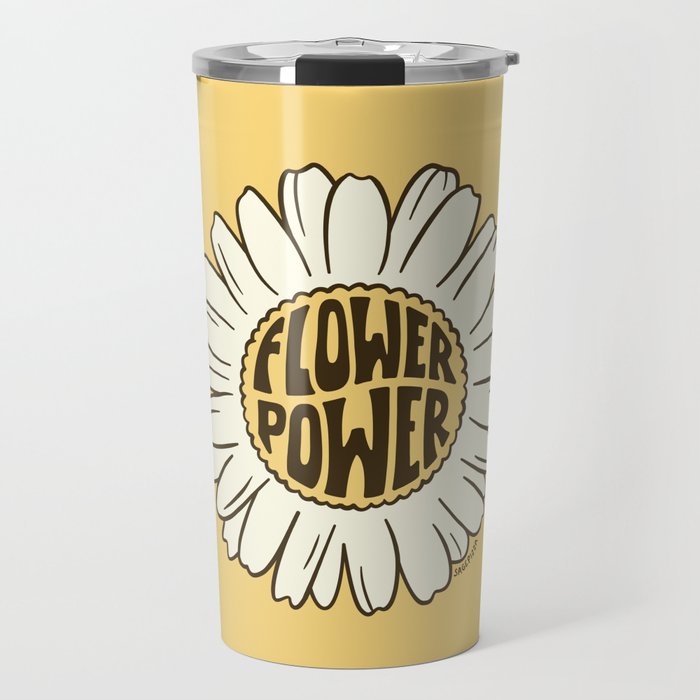 Flower Power Travel Mug Gallery Image 1