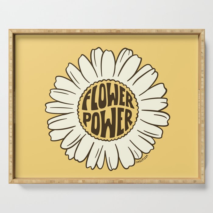 Flower Power Serving Tray Gallery Image 1
