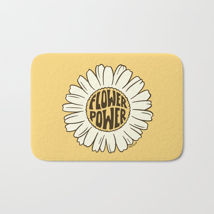 Flower Power Bath Mat Gallery Image 1