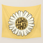 Flower Power Wall Tapestry Gallery Image 4