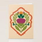 Vintage Pressed Flower Illustration Stationery Card Gallery Image 2