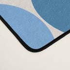 Mid Century Modern Pattern Blue Desk Mat Gallery Image 4