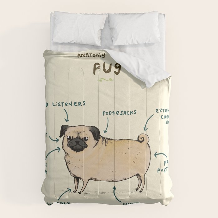 Anatomy of a Pug Comforter Gallery Image 6