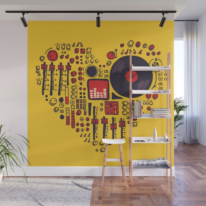 Music in every heartbeat Wall Mural Gallery Image 1