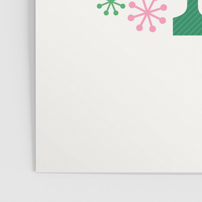 Oh What Fun - Pink and Green Poster Gallery Image 3
