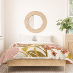 Klimt flowers  soft rose Duvet Cover Gallery Image 3