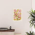 Klimt flowers  soft rose Poster Gallery Image 2