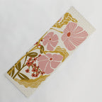 Klimt flowers  soft rose Yoga Mat Gallery Image 1