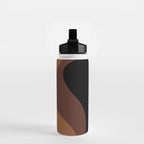 Abstract Color Waves XXVII Water Bottle Gallery Image 2
