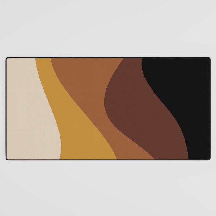 Abstract Color Waves XXVII Desk Mat Gallery Image 3