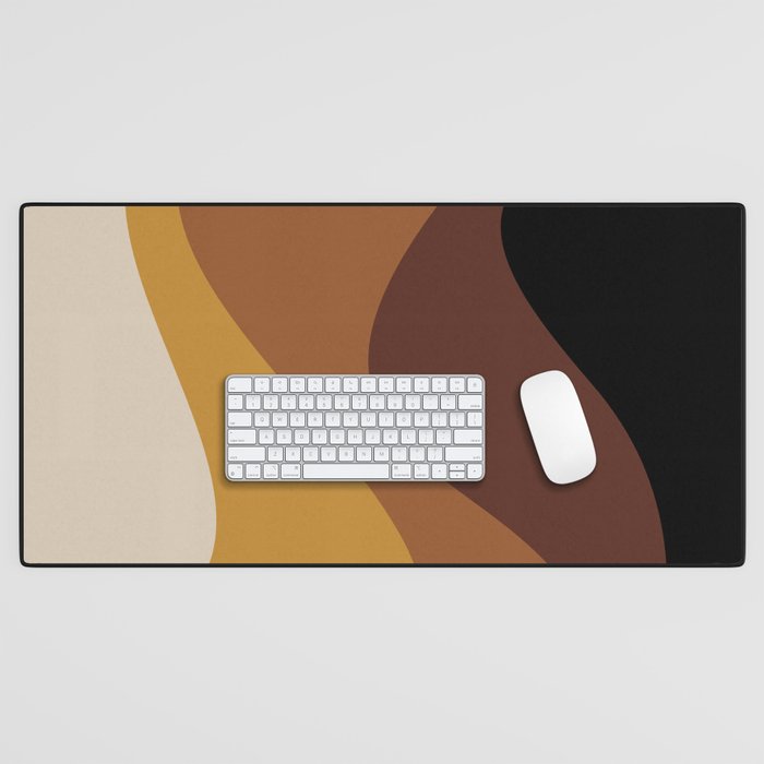 Abstract Color Waves XXVII Desk Mat Gallery Image 1