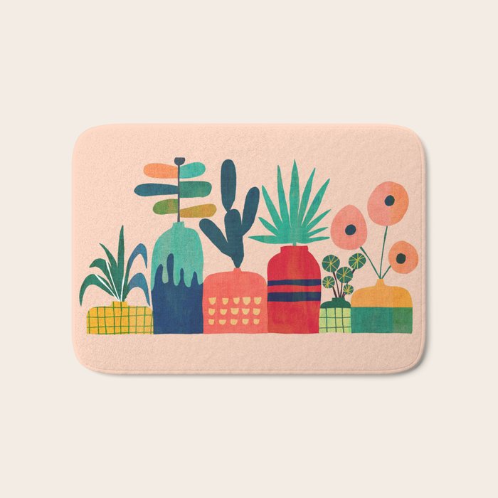 Plant mania Bath Mat Gallery Image 1