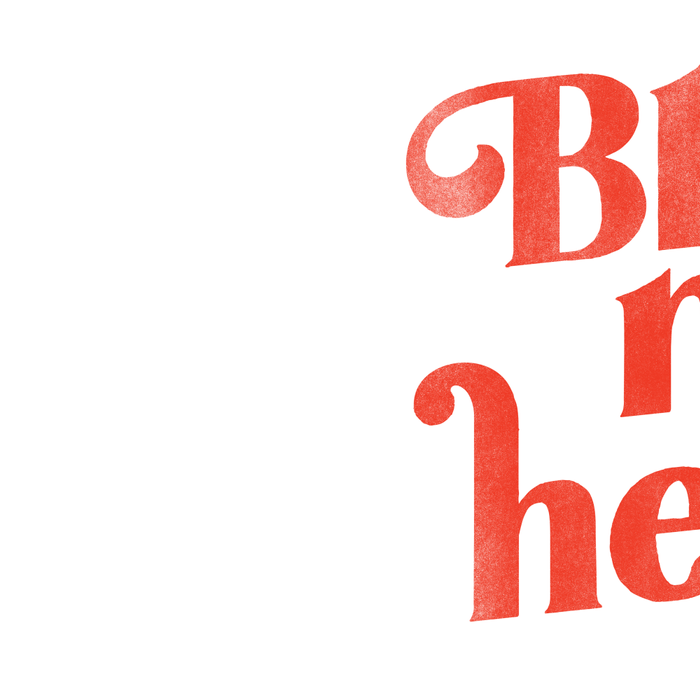 "Bless My Heart" Funny & Cute Red Typography Design Coffee Mug Gallery Image 2