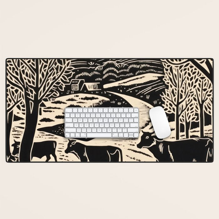 Cows Come Home Desk Mat Gallery Image 1