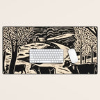 Cows Come Home Desk Mat Gallery Image 1
