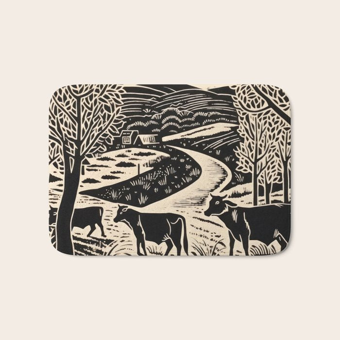 Cows Come Home Bath Mat Gallery Image 1