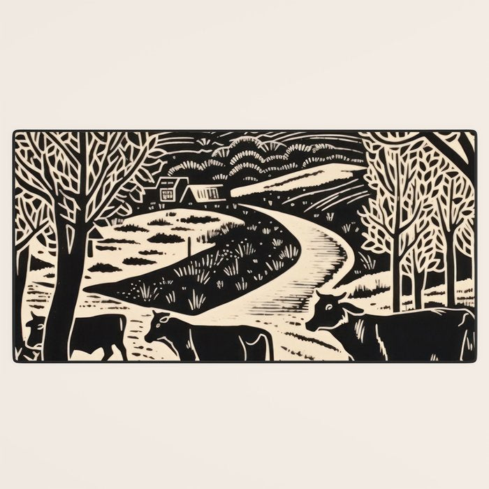 Cows Come Home Desk Mat Gallery Image 3