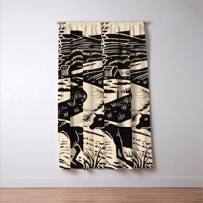 Cows Come Home Window Curtain Gallery Image 3