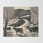 Cows Come Home Throw Blanket Gallery Image 2