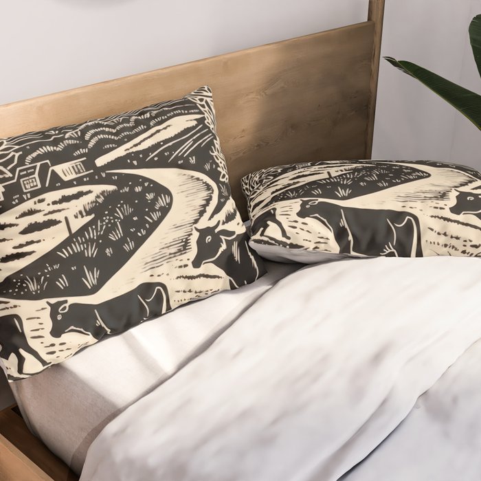 Cows Come Home Pillow Sham Gallery Image 2