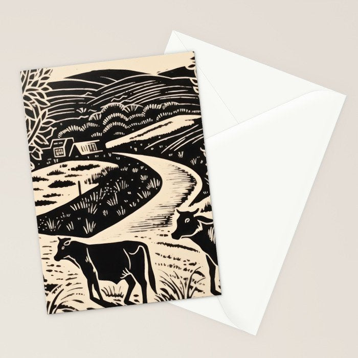 Cows Come Home Stationery Card Gallery Image 2