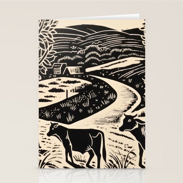 Cows Come Home Stationery Card Gallery Image 2