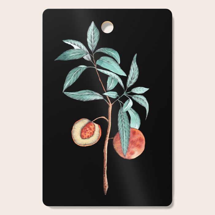 botanical peach Cutting Board Gallery Image 1