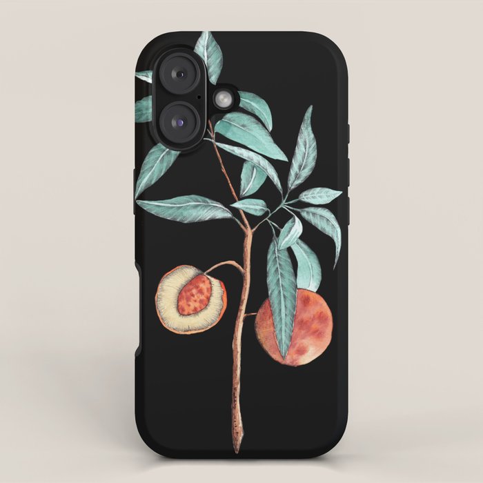 botanical peach iPhone Case Gallery Image 1
