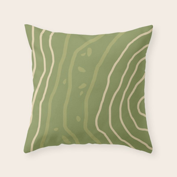 Mountain Contour III Throw Pillow Gallery Image 6