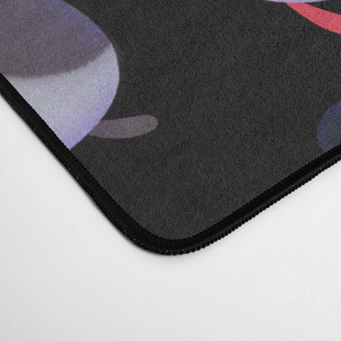 Magpie -dark Desk Mat Gallery Image 4