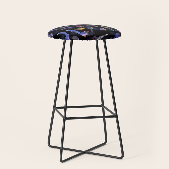 Magpie -dark Stool Gallery Image 1