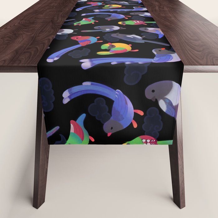 Magpie -dark Table Runner Gallery Image 1