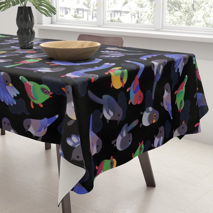 Magpie -dark Tablecloth Gallery Image 3