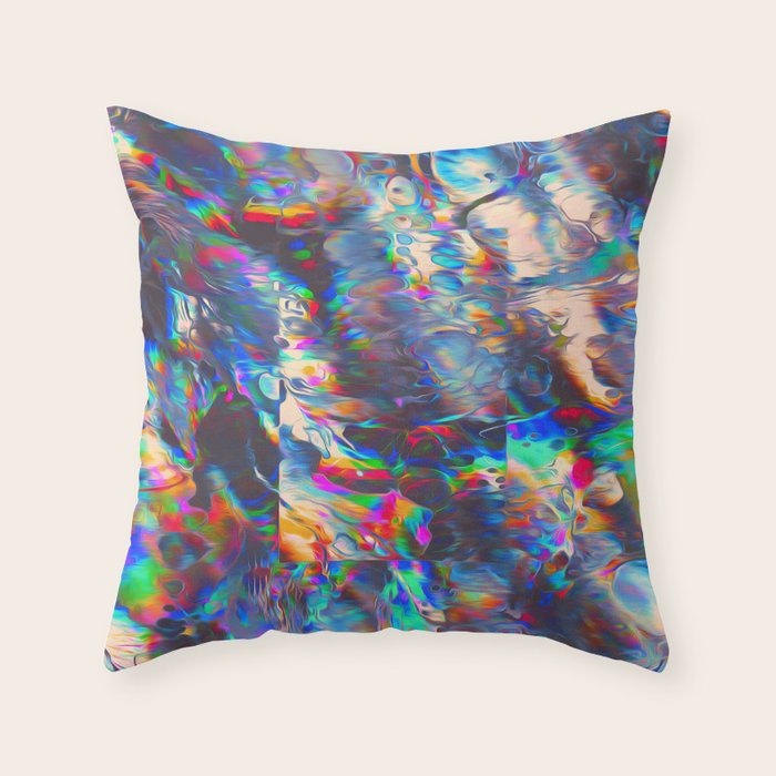 TOUCHING FROM A DISTANCE Throw Pillow Gallery Image 1