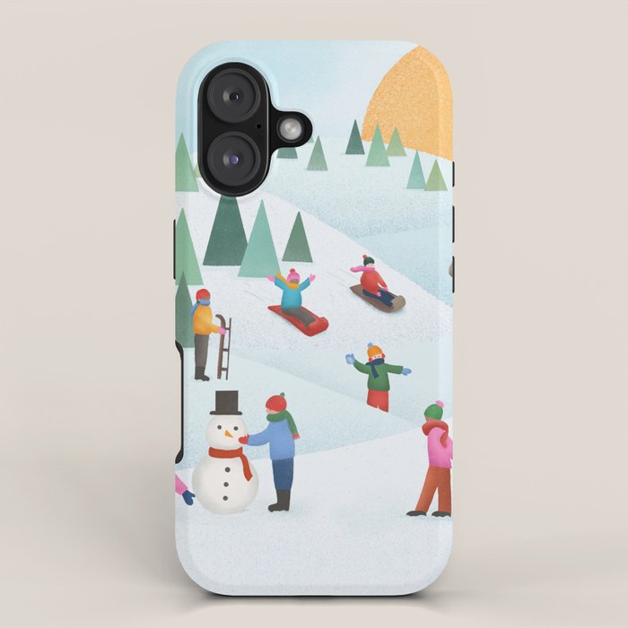Snow Day iPhone Case Gallery Image 1
