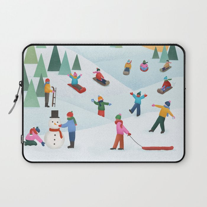Snow Day Laptop Sleeve Gallery Image 1