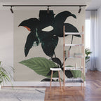minimal collage/ Flower  Wall Mural Gallery Image 1