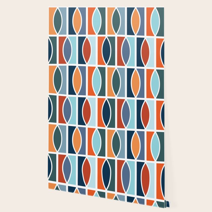 Colorful Mid Century design Wallpaper Gallery Image 2