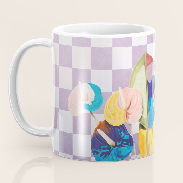 Modern artistic flowery tropical II Coffee Mug Gallery Image 3