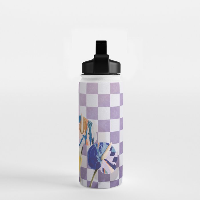 Modern artistic flowery tropical II Water Bottle Gallery Image 2