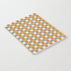 Checkered Multicolor Pattern XXXI Retro Summer Notebook Gallery Image 2
