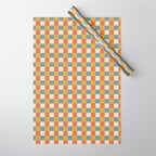 Checkered Multicolor Pattern XXXI Retro Summer Wrapping Paper Gallery Image 1