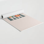 Quirky retro palm trees Yoga Mat Gallery Image 2