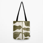 Linocut Plant Tote Bag Gallery Image 2