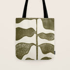 Linocut Plant Tote Bag Gallery Image 1
