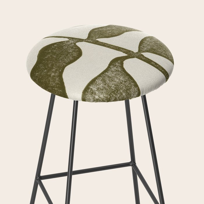 Linocut Plant Stool Gallery Image 2