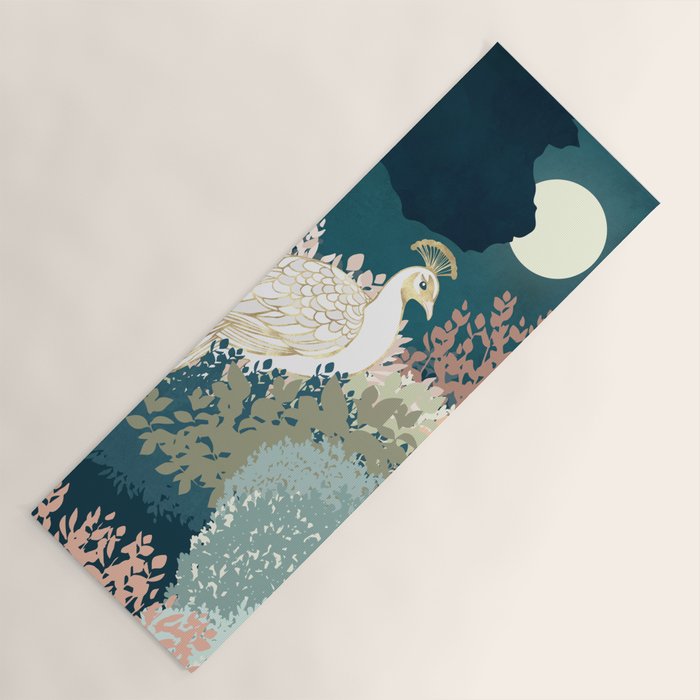 Peacock Garden II Yoga Mat Gallery Image 1